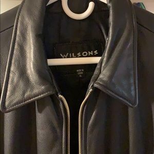 Vintage Wilson’s women’s Leather biker jacket XL.